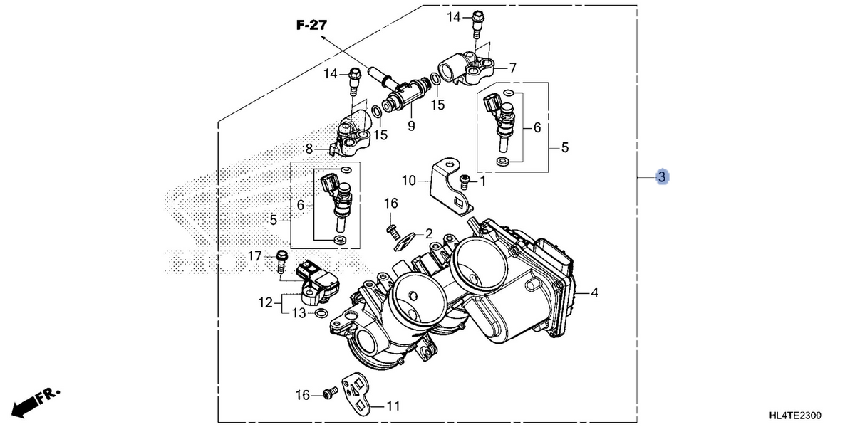 Honda OEM part 16400-HL4-B71