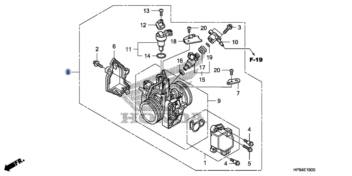 Honda OEM part 16400-HP6-A01