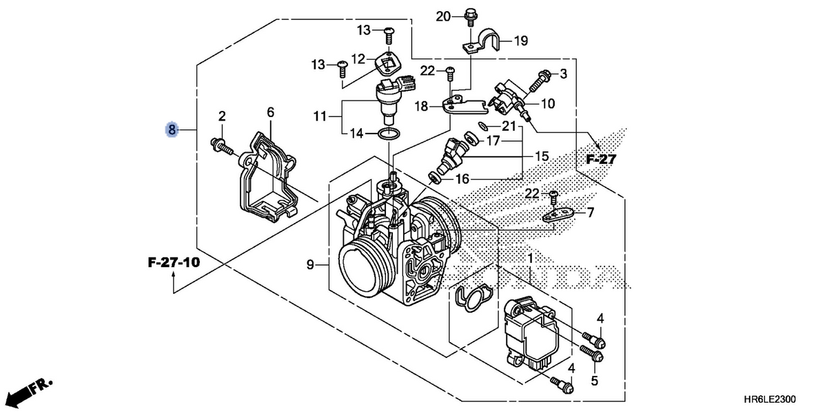 Honda OEM part 16400-HR6-B01
