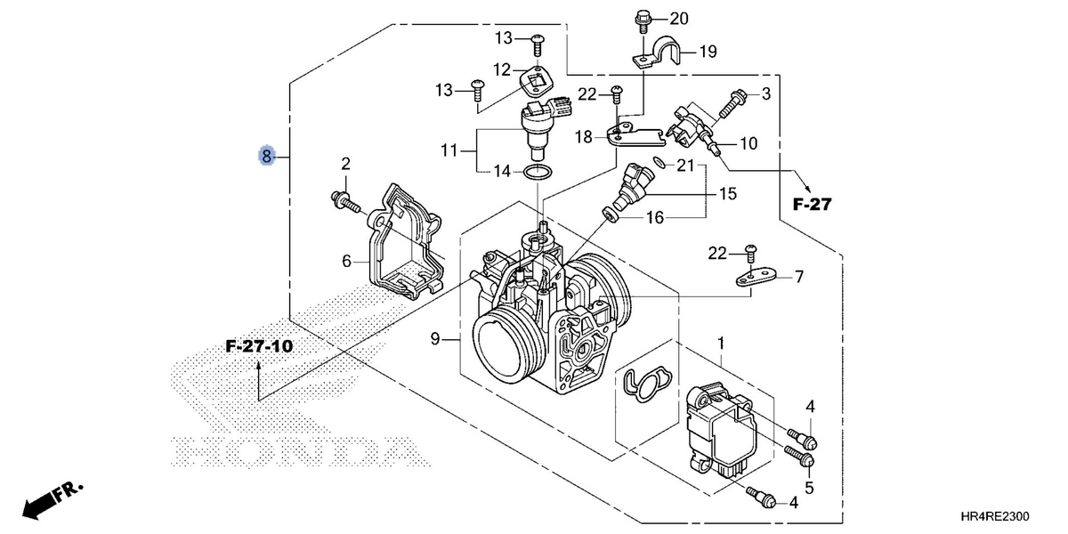 Honda OEM part 16400-HR6-MF1