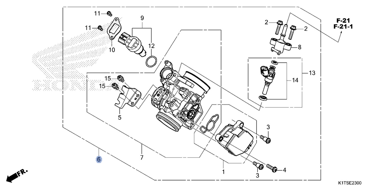 Honda OEM part 16400-K1T-EM1