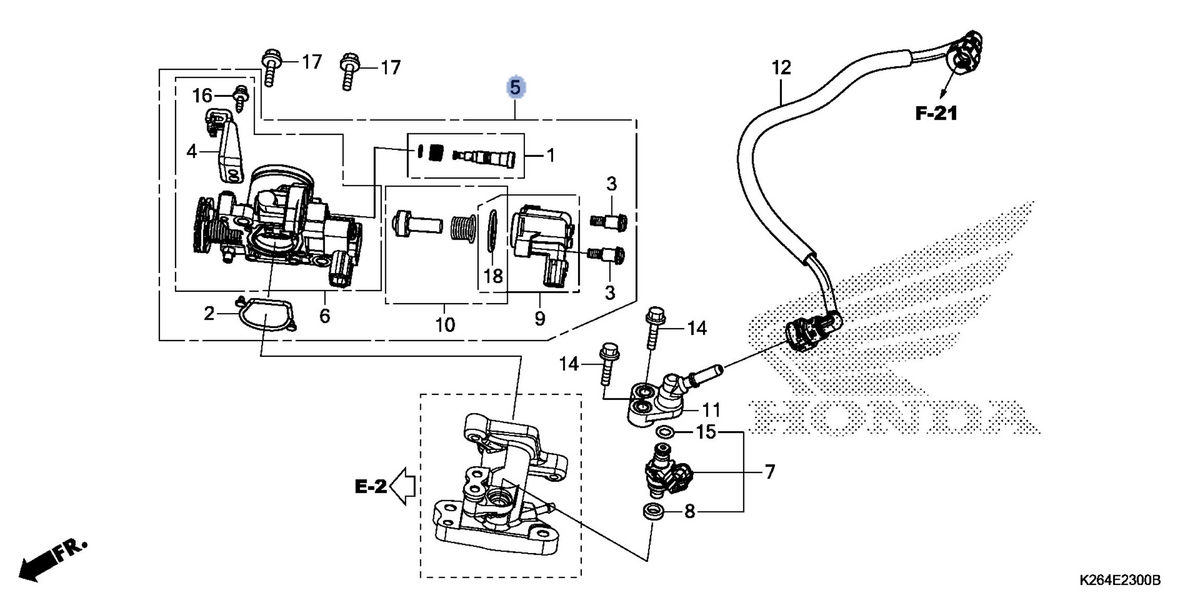 Honda OEM part 16400-K26-921