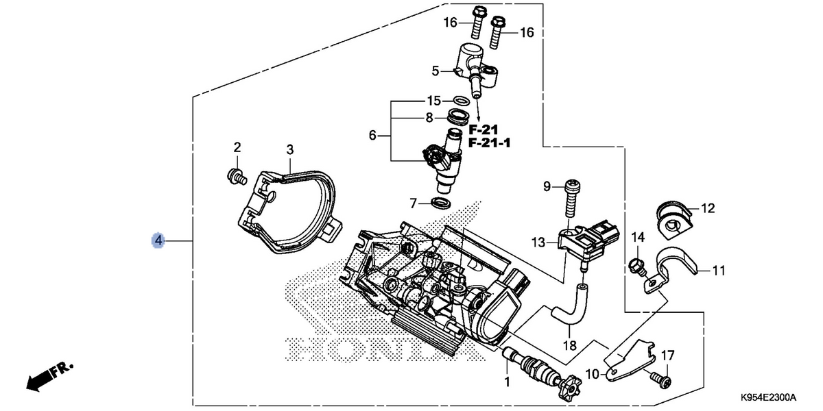 Honda OEM part 16400-K95-A41
