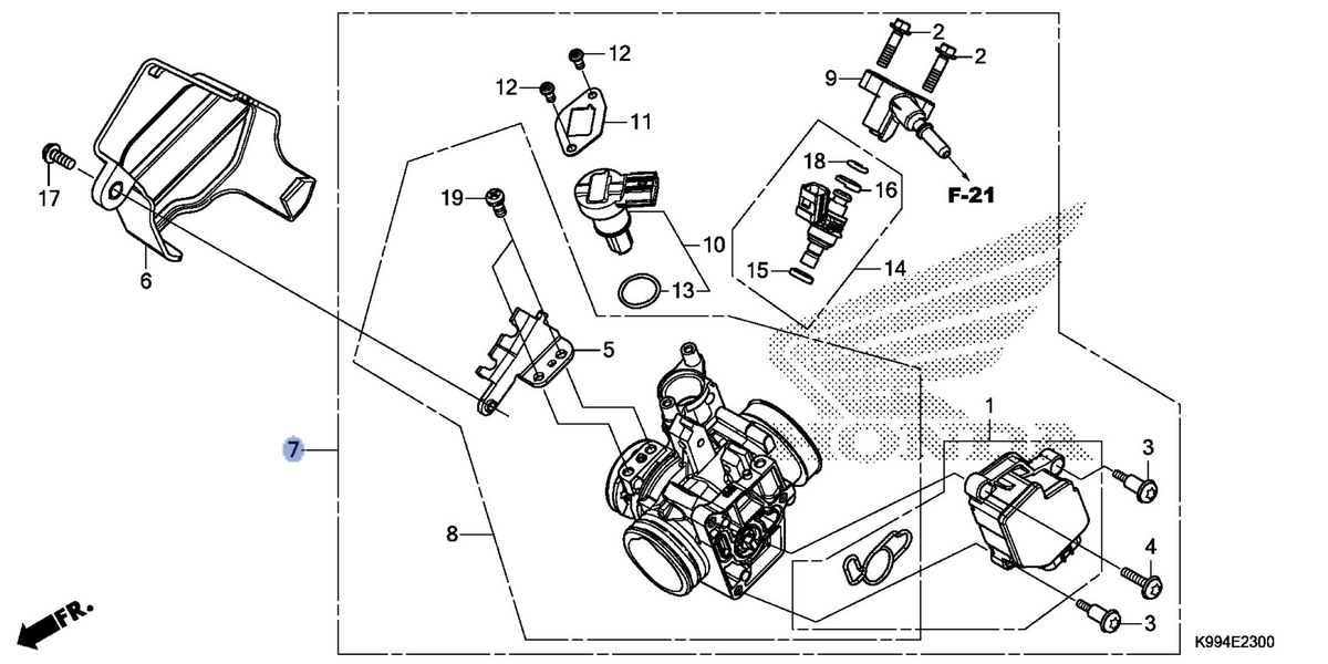 Honda OEM part 16400-K99-A01