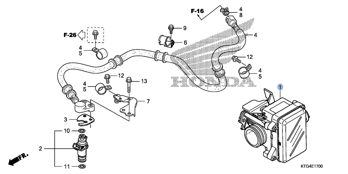 Honda OEM part 16400-KTG-A02