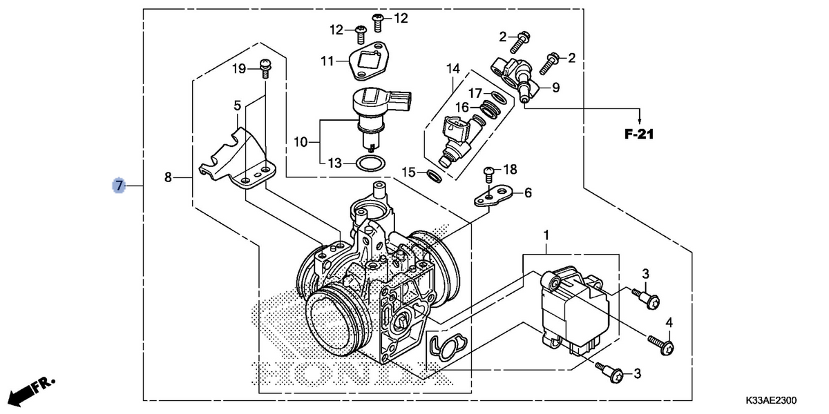 Honda OEM part 16400-KYJ-902