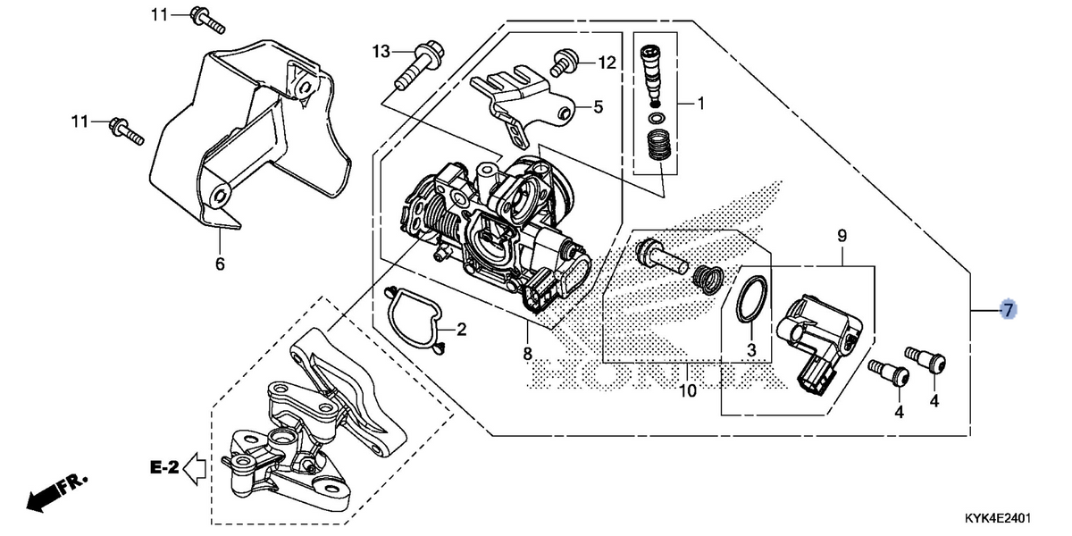 Honda OEM part 16400-KYK-D11