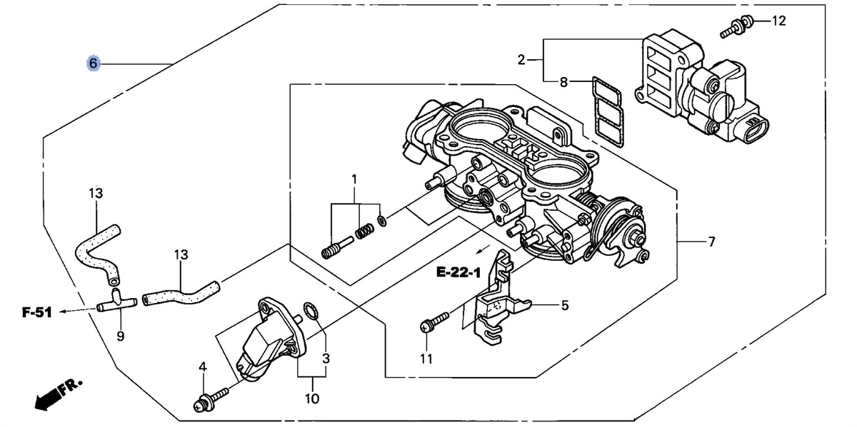 Honda OEM part 16400-MCA-013