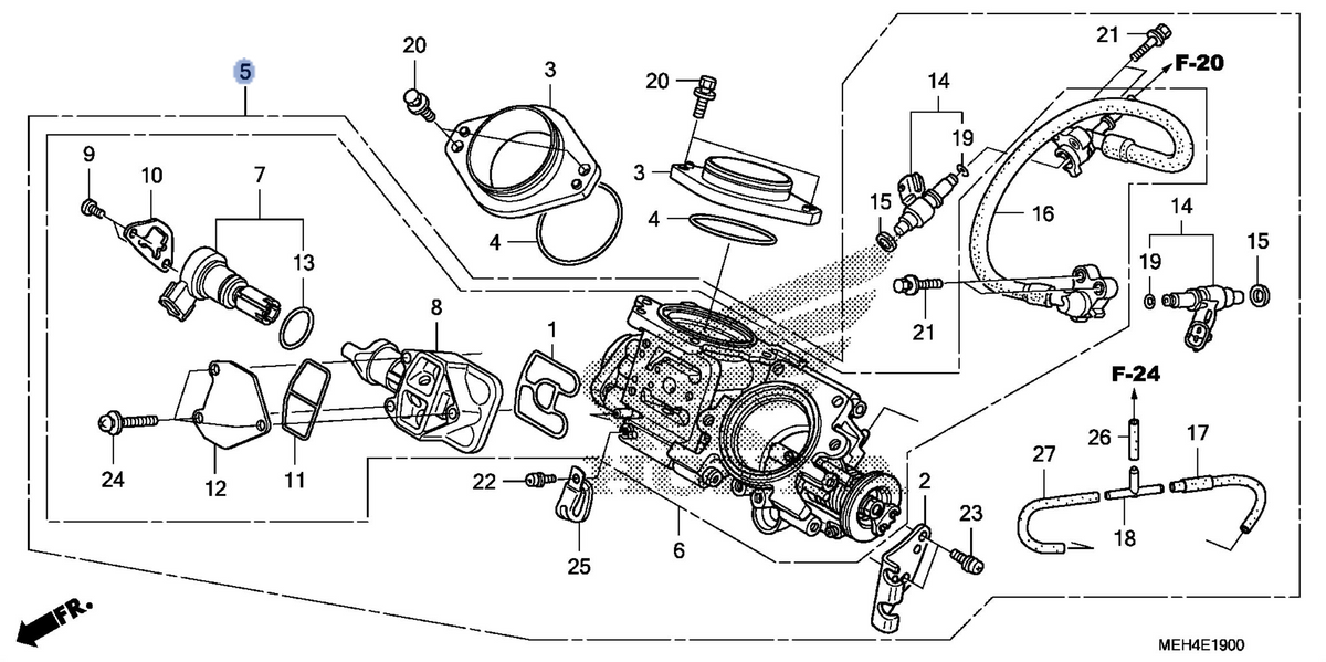 Honda OEM part 16400-MEH-671