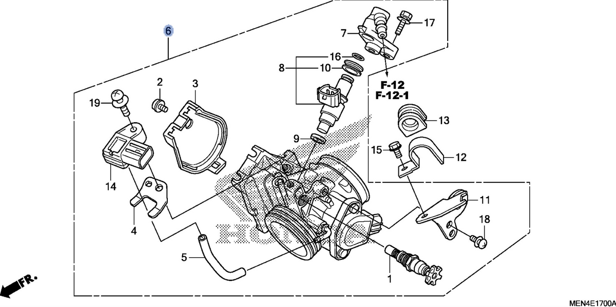 Honda OEM part 16400-MEN-A41