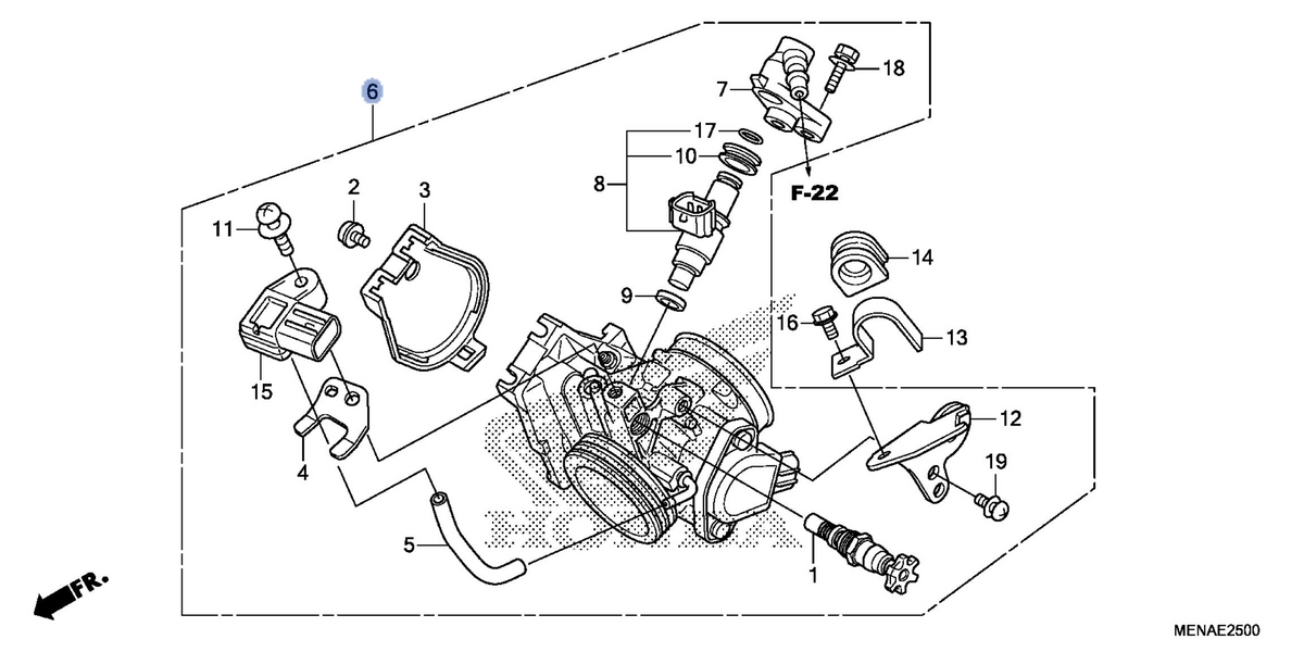 Honda OEM part 16400-MEN-A91