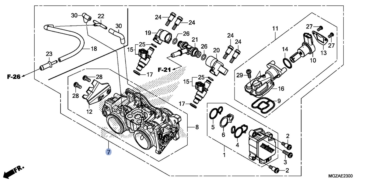 Honda OEM part 16400-MGZ-A02