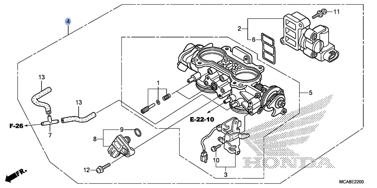 Honda OEM part 16400-MJK-N21