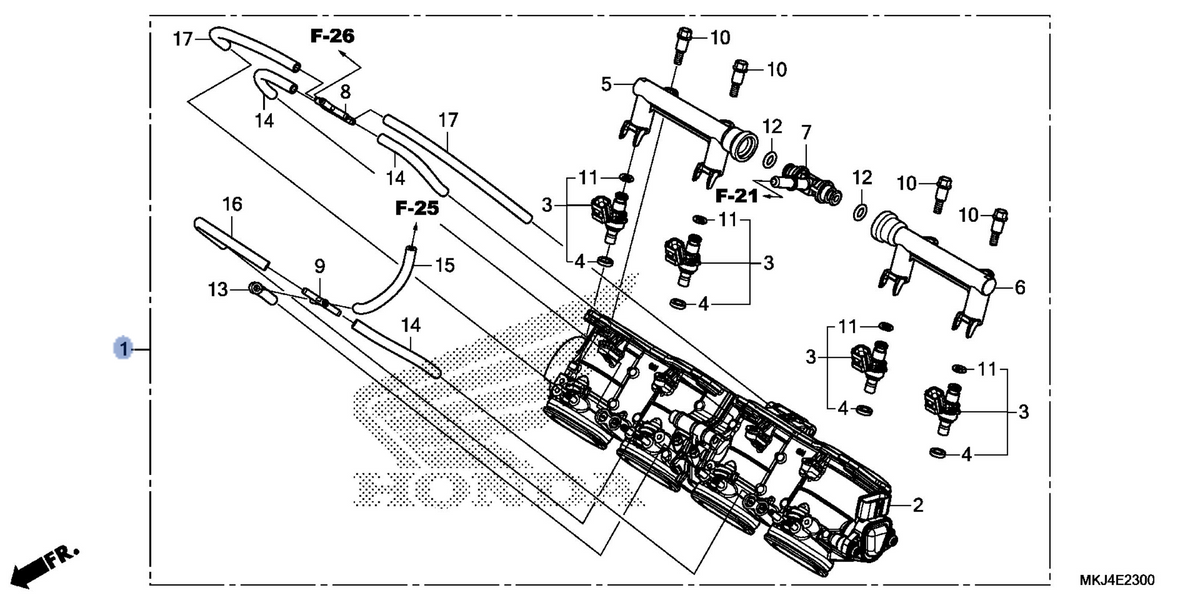 Honda OEM part 16400-MKJ-A01