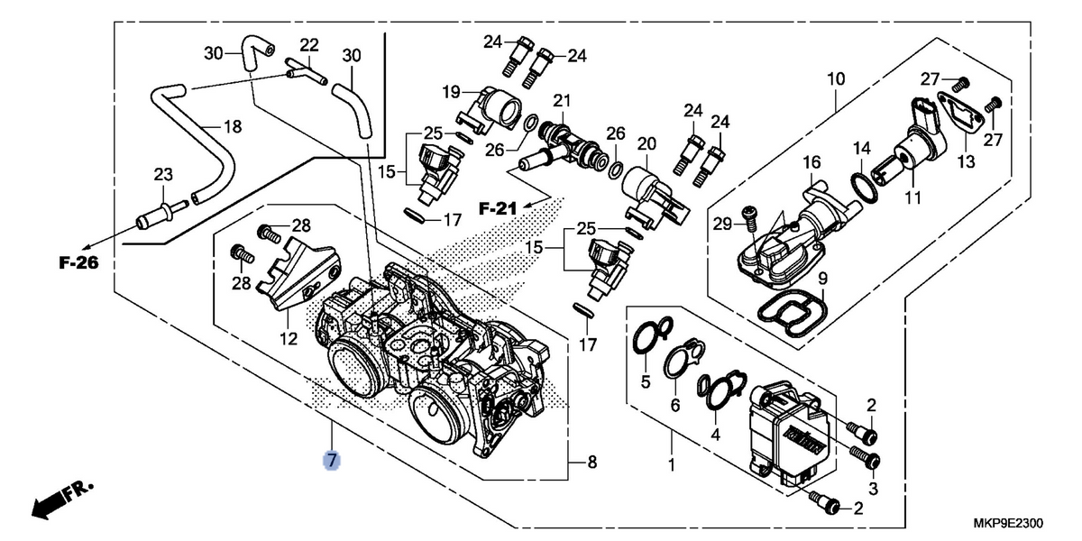 Honda OEM part 16400-MKP-T02