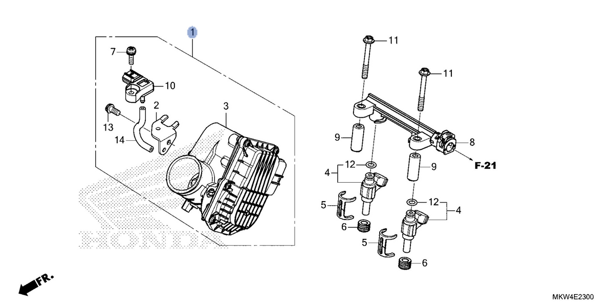 Honda OEM part 16400-MKT-D01