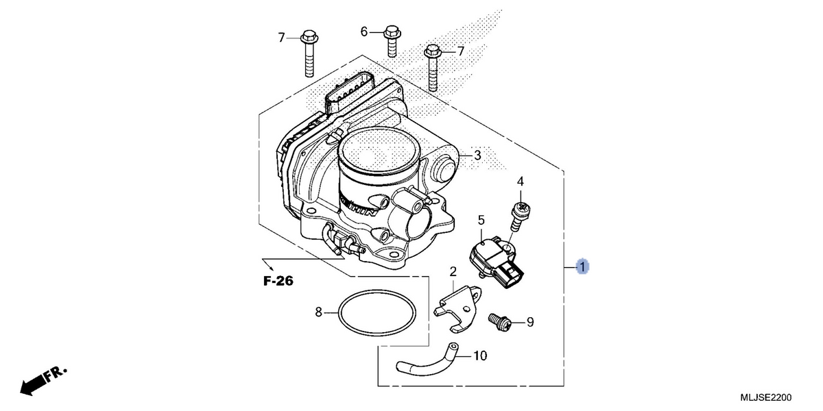 Honda OEM part 16400-MLJ-M01