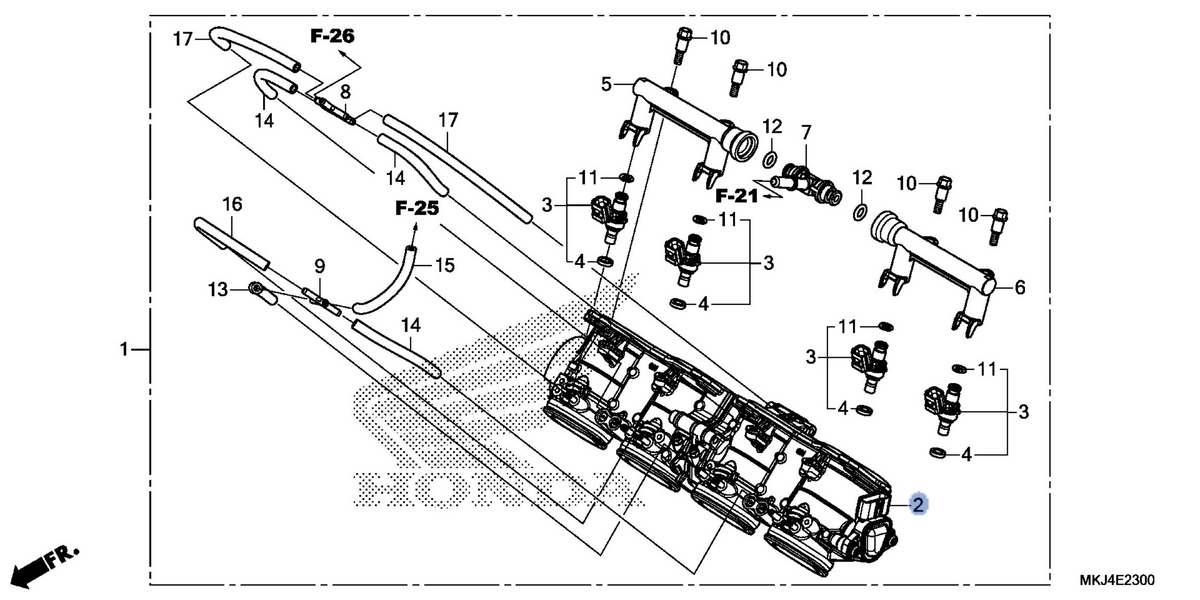 Honda OEM part 16401-MKJ-A01