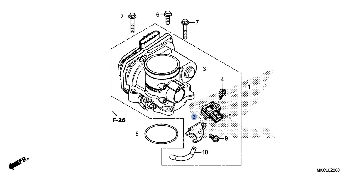 Honda OEM part 16402-MKC-A00