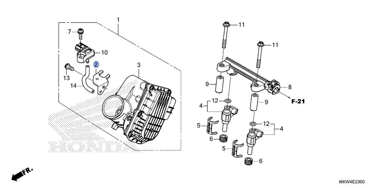 Honda OEM part 16402-MKT-D01