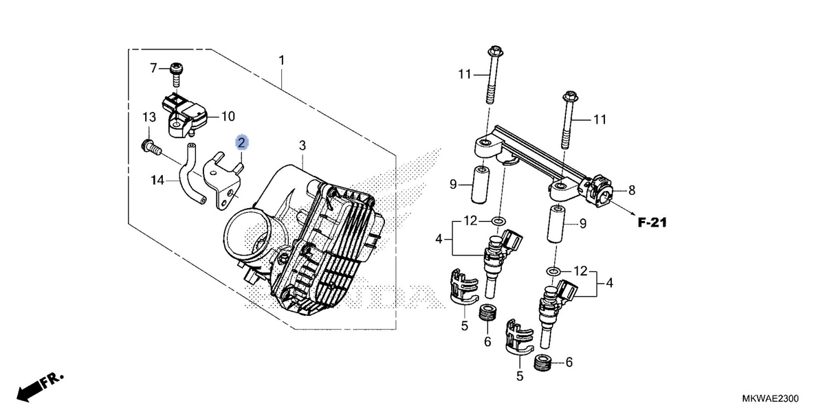 Honda OEM part 16402-MKT-D71