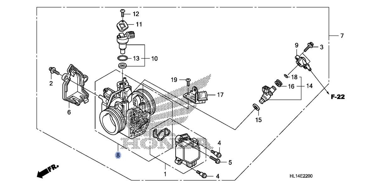 Honda OEM part 16410-HL1-A01