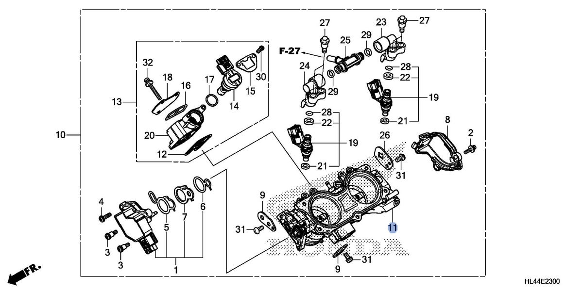 Honda OEM part 16410-HL4-003