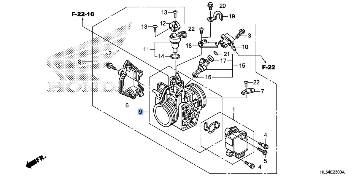 Honda OEM part 16410-HL5-A01
