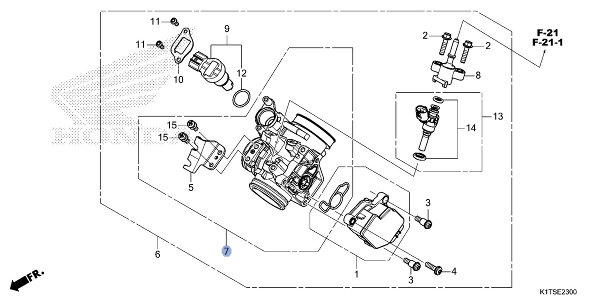 Honda OEM part 16410-K1T-EM1