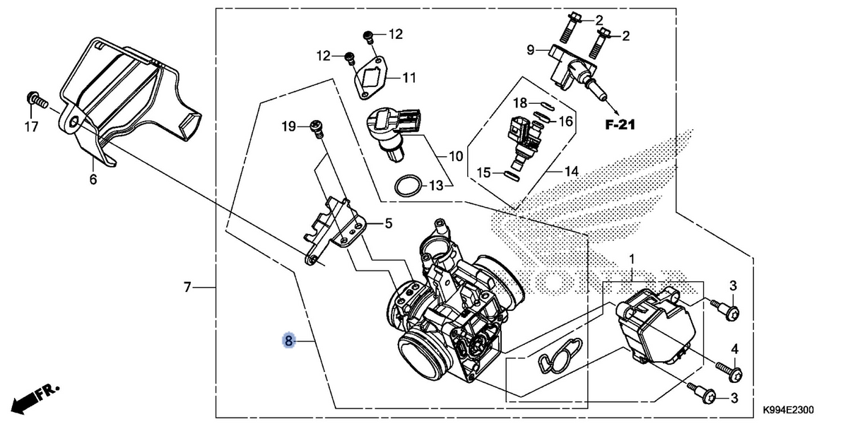 Honda OEM part 16410-K99-A01