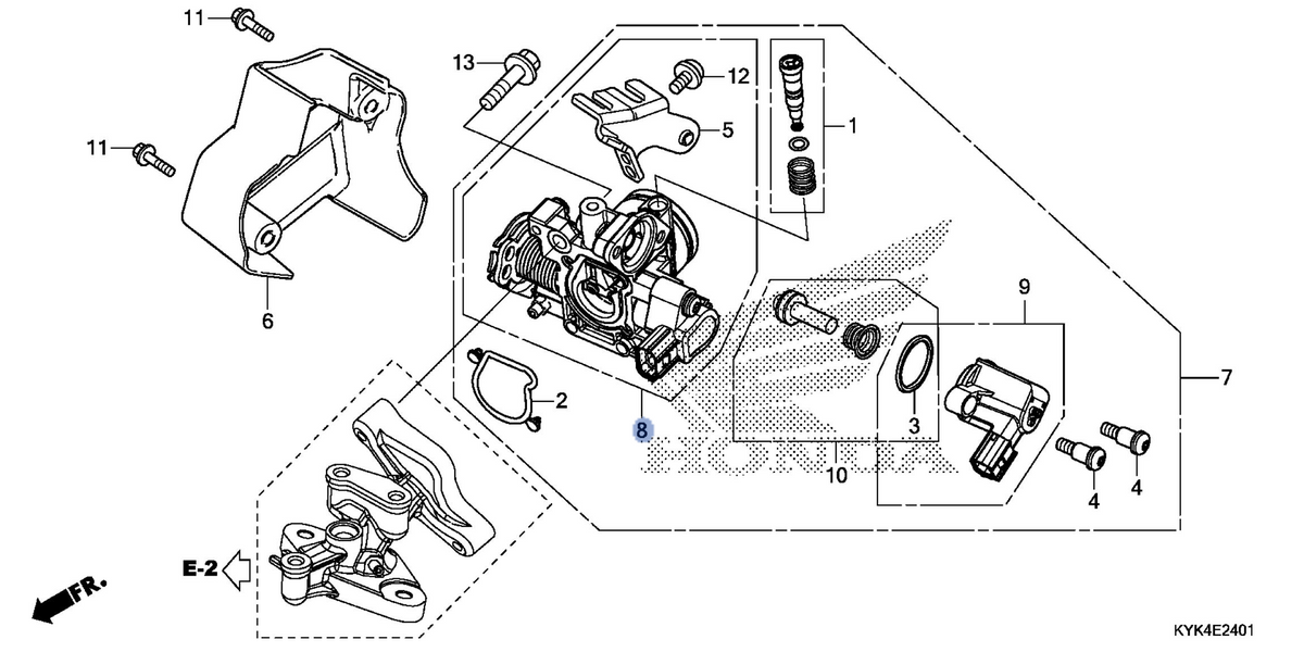 Honda OEM part 16410-KYK-D11