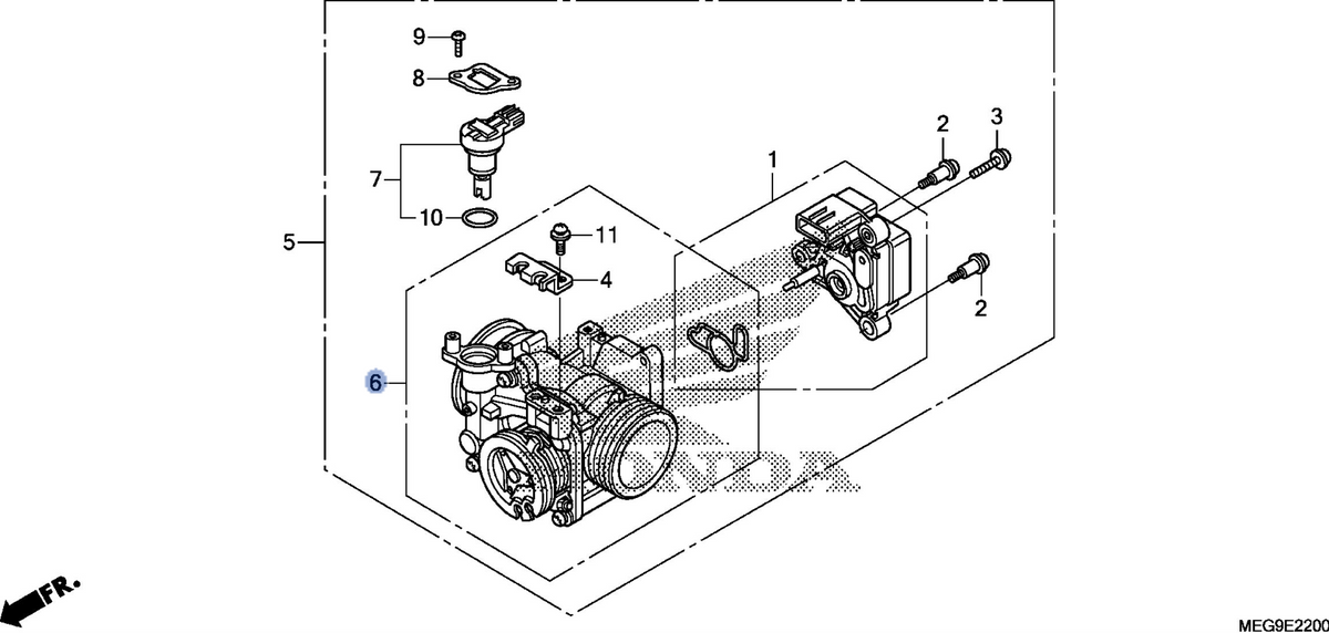 Honda OEM part 16410-MEG-A61