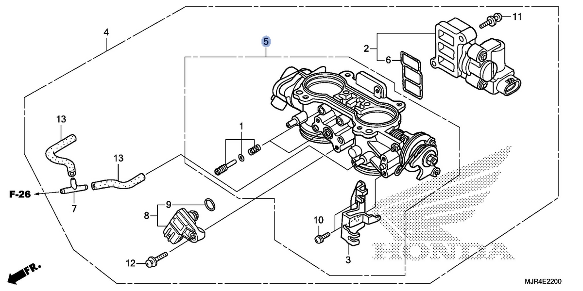 Honda OEM part 16410-MJR-671