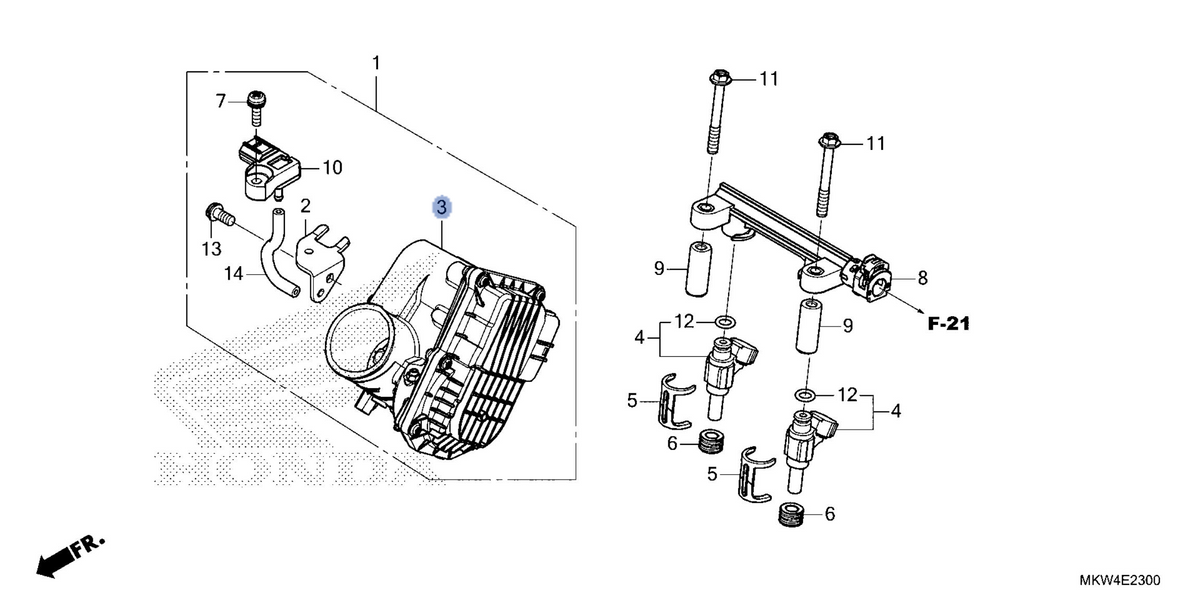 Honda OEM part 16410-MKT-D01