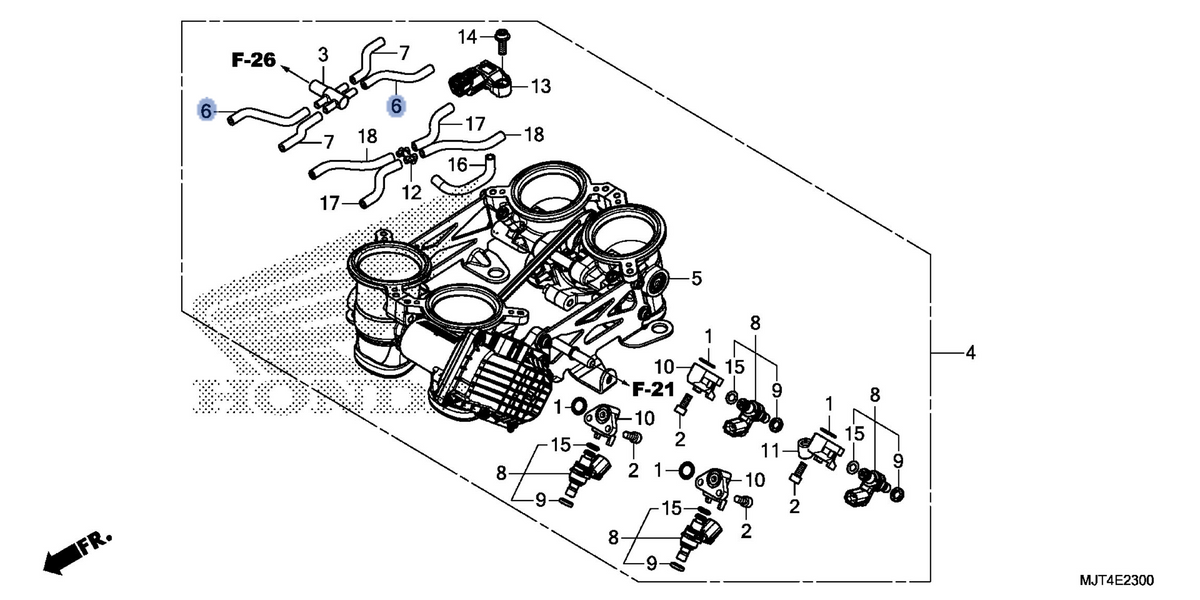 Honda OEM part 16415-MJT-A01