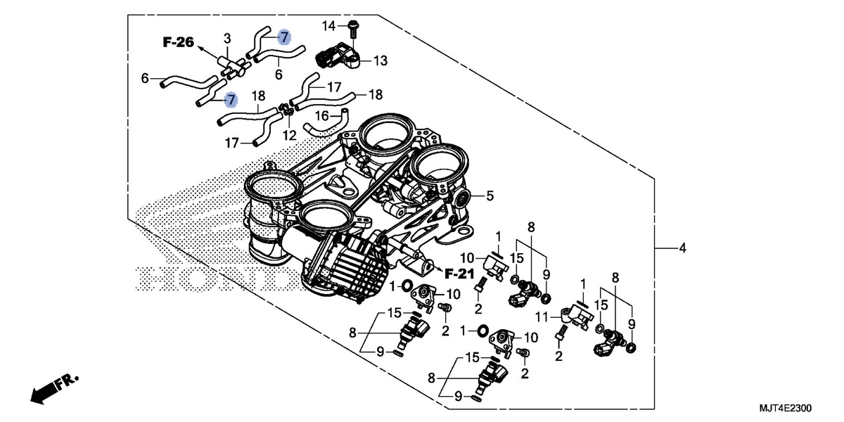 Honda OEM part 16416-MJT-A01