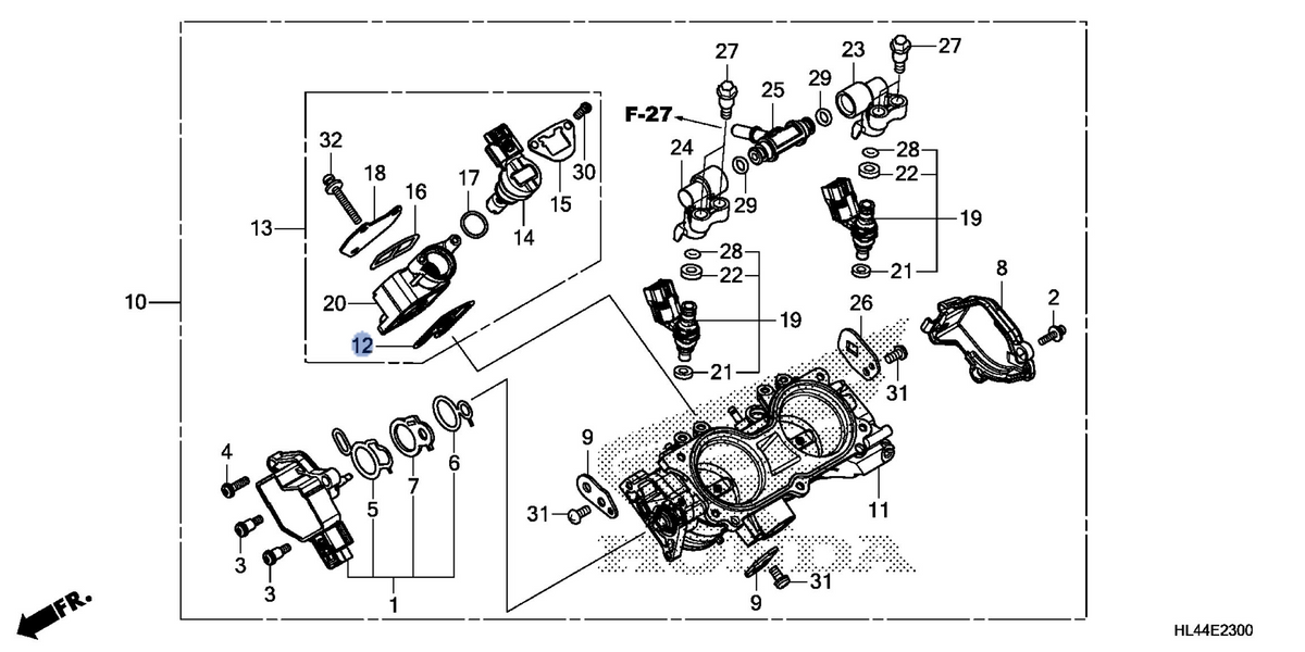 Honda OEM part 16428-HL4-003