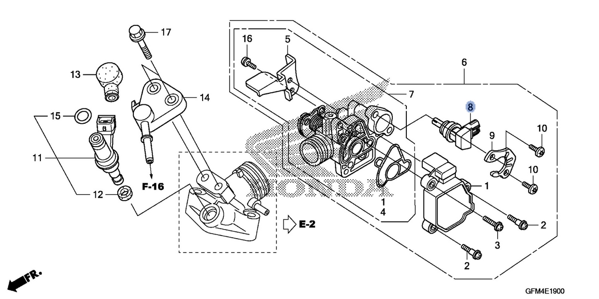 Honda OEM part 16430-GFM-902
