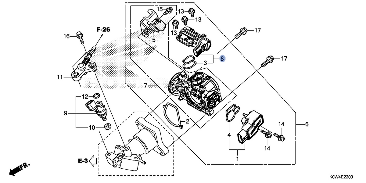 Honda OEM part 16430-K97-T01