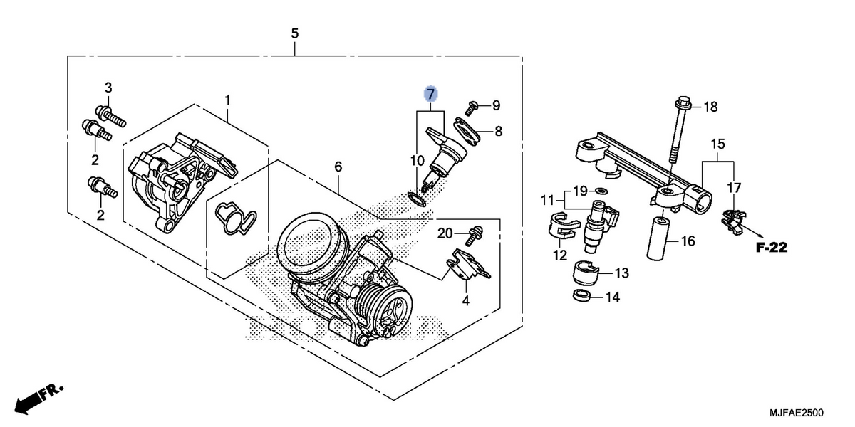 Honda OEM part 16430-MGS-D31