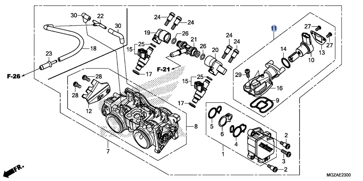 Honda OEM part 16430-MGZ-D02