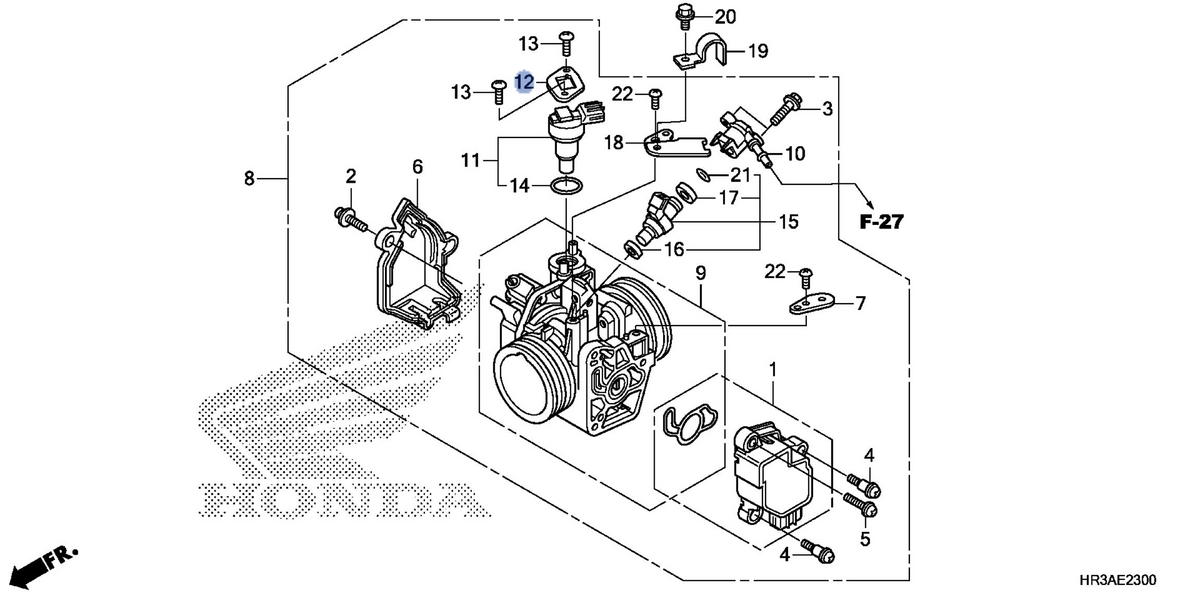 Honda OEM part 16432-HP5-601