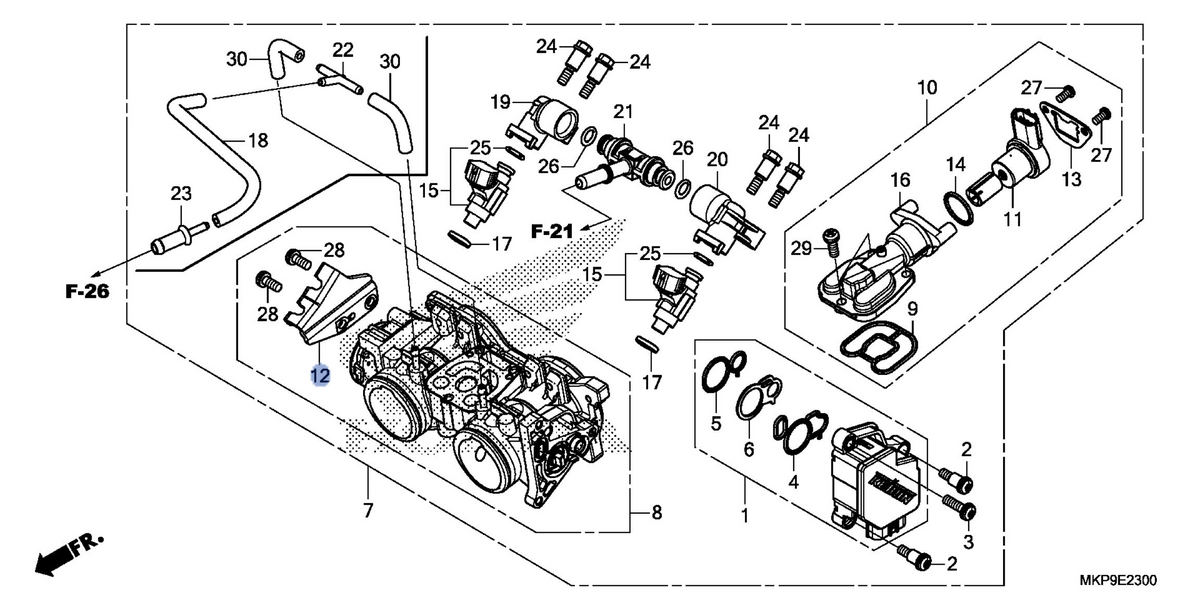 Honda OEM part 16432-MGZ-D01