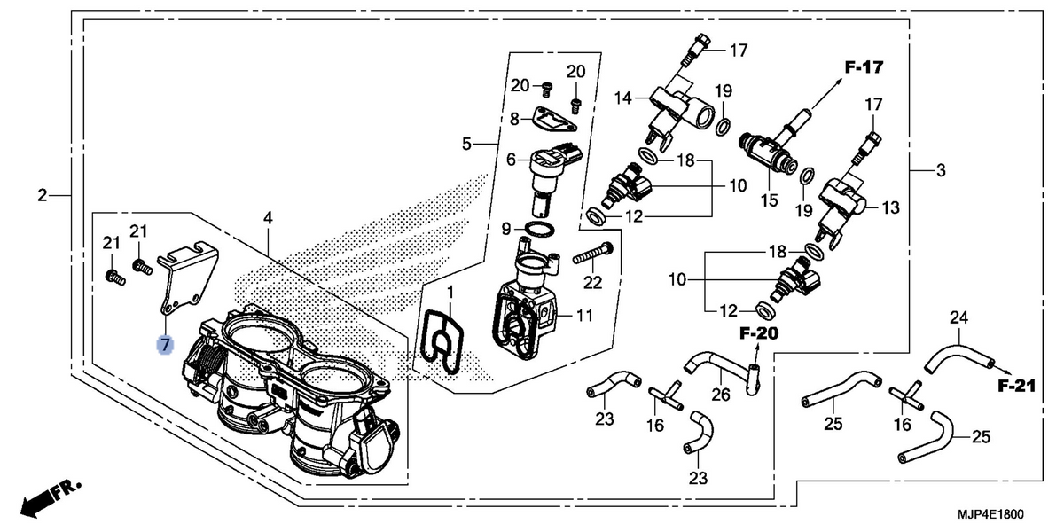 Honda OEM part 16432-MJP-G51