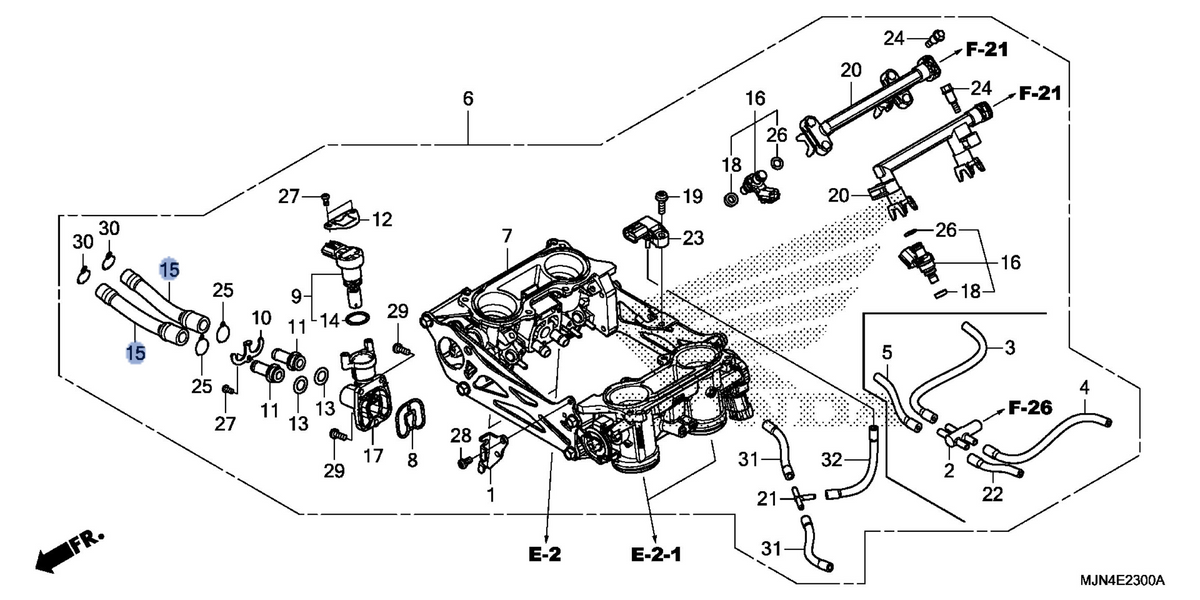 Honda OEM part 16440-MJN-A01