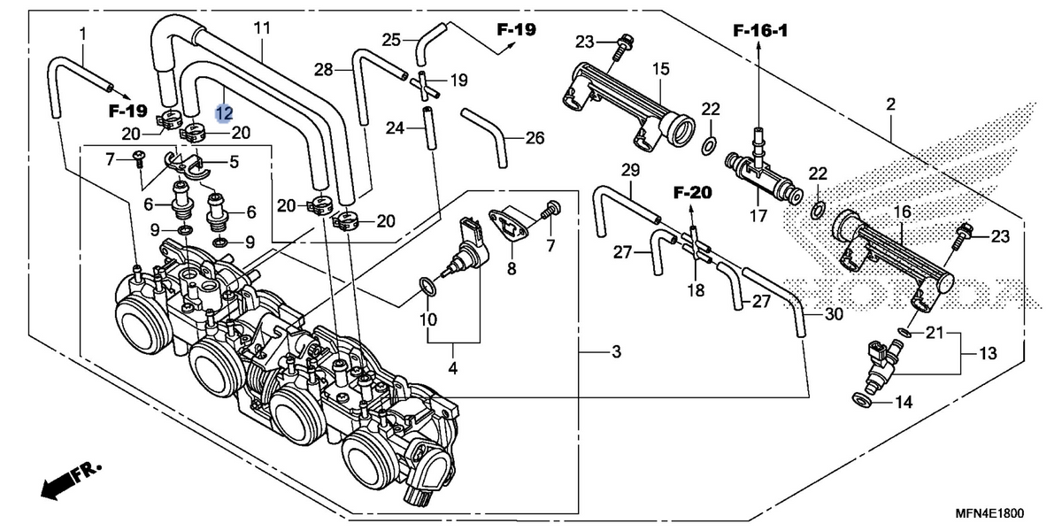 Honda OEM part 16441-MFA-D01
