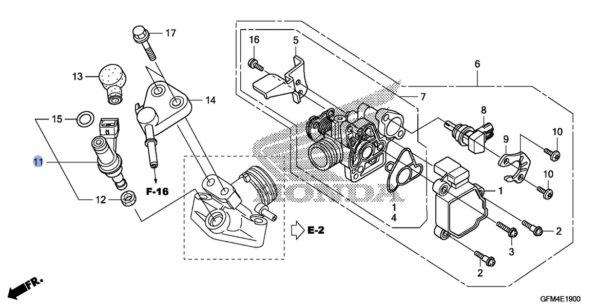 Honda OEM part 16450-GFM-K01