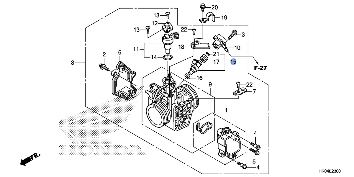 Honda OEM part 16450-HP5-603