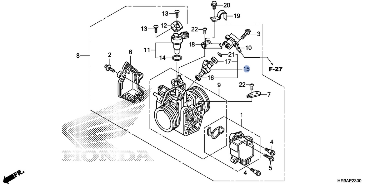 Honda OEM part 16450-HR3-A42