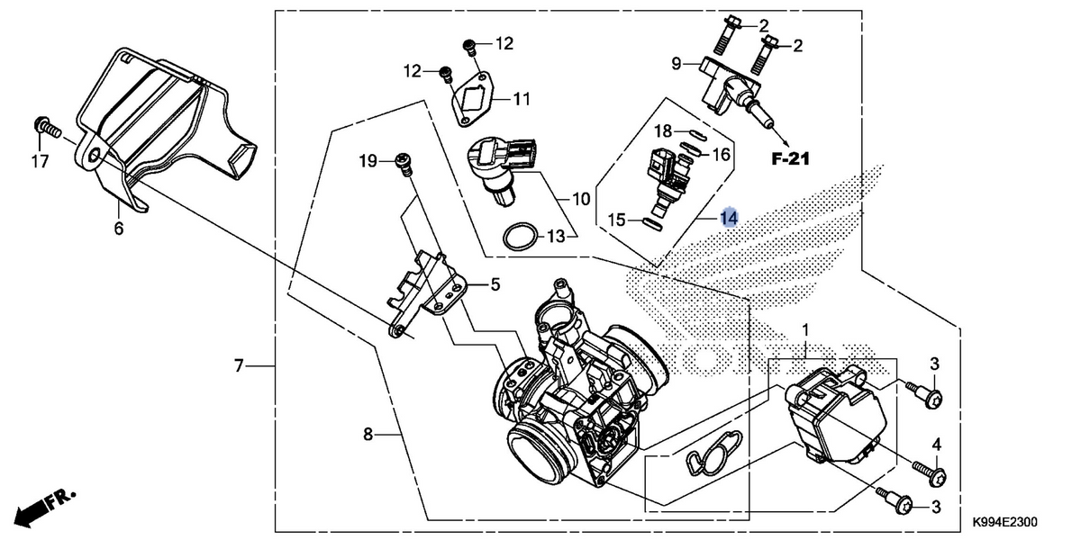 Honda OEM part 16450-K99-A01